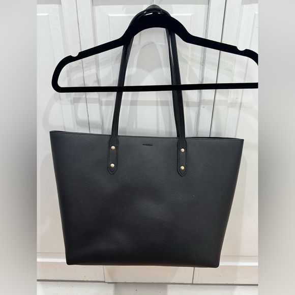 Coach City Tote in Black with Gold Accents - Picture 2 of 6